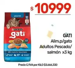 Nini Mayorista Gati alim.p/gato adultos pescado/ salmón oferta