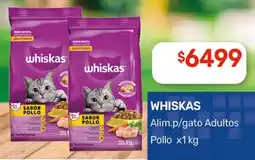 Nini Mayorista Whiskas alim.p/gato adultos pollo oferta