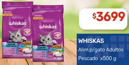 Nini Mayorista Whiskas alim.p/gato adultos pescado oferta