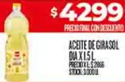 Supermercados DIA Dia aceite de girasol oferta