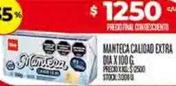 Supermercados DIA Dia manteca calidad extra oferta