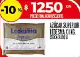 Supermercados DIA Ledesma azúcar superior oferta
