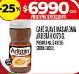 Supermercados DIA Arlistán café suave mas aroma arlistan oferta