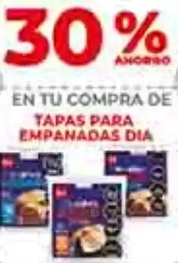 Supermercados DIA Dia en tu compra de tapas para empanadas oferta