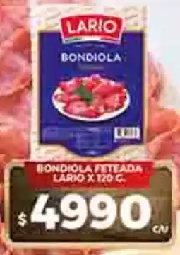 Supermercados DIA Lario bondiola feteada oferta