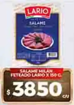Supermercados DIA Lario salame milan feteado oferta
