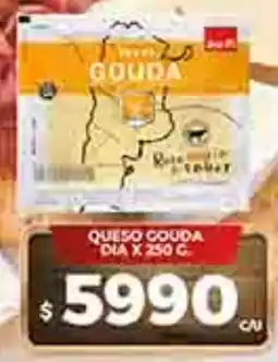 Supermercados DIA Dia queso couda oferta
