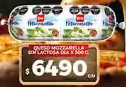 Supermercados DIA Dia queso mozzarella sin lactosa oferta