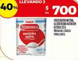 Supermercados DIA La serenisima yogur nutrición activa oferta