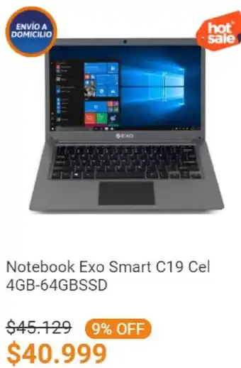 Cetrogar Notebook exo Smart C19 Cel 4GB-64GBSSD oferta