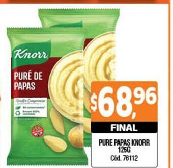 Supermercados Yaguar Knorr Pure Papas 125g oferta