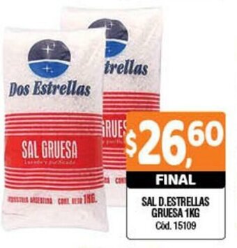 Supermercados Yaguar Sal D.Estrellas Gruesa 1kg oferta