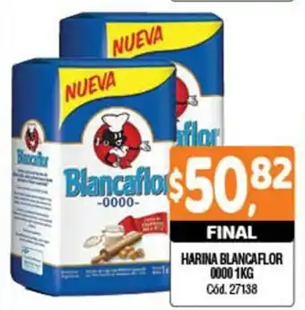 Supermercados Yaguar Harina Blancaflor 0000 1kg oferta
