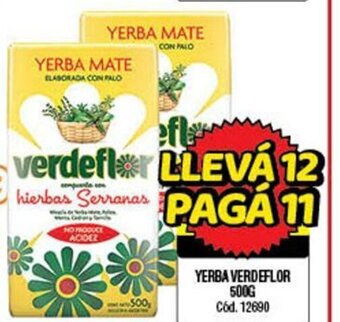 Supermercados Yaguar Yerba Verdeflor 500g oferta