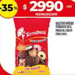 Supermercados DIA Terrabusi galletitas variedad oferta