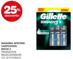Atomo Conviene Gillette maquina afeitar/ cartuchos mach 3 oferta