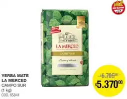 Atomo Conviene La merced yerba mate campo sur oferta