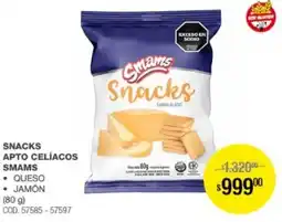 Atomo Conviene Smams snacks apto celíacos oferta