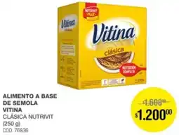 Atomo Conviene Vitina alimento a base de semola clásica nutrivit oferta