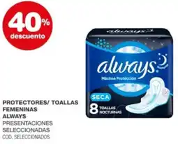 Atomo Conviene Always protectores/toallas femeninas oferta