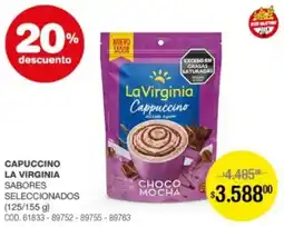 Atomo Conviene La virginia capuccino sabores seleccionados oferta