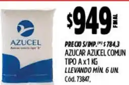 Supermercados Yaguar Azucel azucar comun tipo A oferta