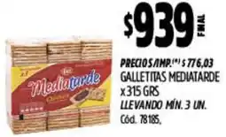 Supermercados Yaguar Mediatarde galletitas oferta