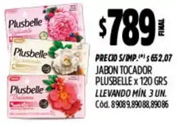 Supermercados Yaguar Plusbelle jabon tocador oferta