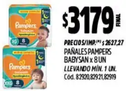 Supermercados Yaguar Pampers pañales babysan oferta