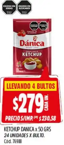 Supermercados Yaguar Dánica ketchup oferta