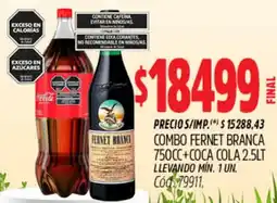 Supermercados Yaguar Fernet branca combo oferta