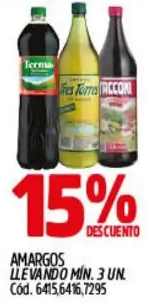 Supermercados Yaguar Terma amargos oferta