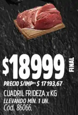 Supermercados Yaguar Cuadril frideza oferta