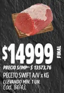 Supermercados Yaguar Swift peceto a/v oferta