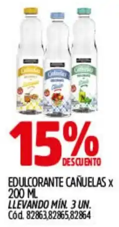 Supermercados Yaguar Cañuelas edulcorante oferta