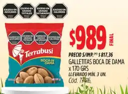Supermercados Yaguar Terrabusi galletitas boca de dama oferta