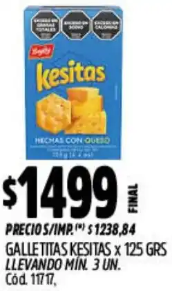 Supermercados Yaguar Kesitas galletitas oferta