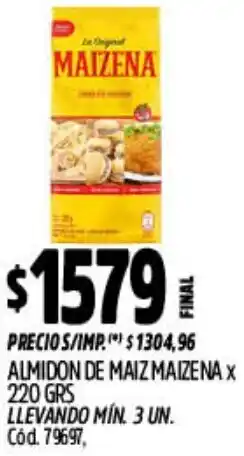 Supermercados Yaguar Maizena almidon de maiz oferta