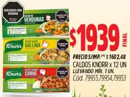 Supermercados Yaguar Knorr caldos oferta