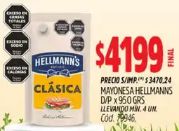 Supermercados Yaguar Hellmann's clásica mayonesa d/p oferta