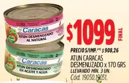 Supermercados Yaguar Caracas atun desmenuzado en aceite y agua oferta