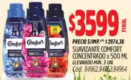 Supermercados Yaguar Comfort suavizante concentrado oferta