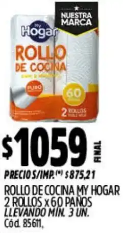 Supermercados Yaguar My hogar rollo de cocina oferta