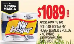 Supermercados Yaguar Rollo de cocina my hogar blanco oferta