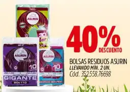 Supermercados Yaguar Asurin bolsas residuos oferta