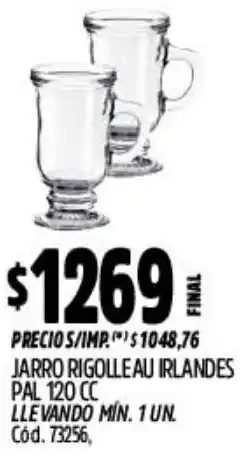 Supermercados Yaguar Jarro rigolleau irlandes pal oferta