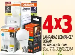Supermercados Yaguar Ledvance/ osram lamparas oferta