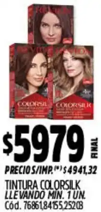 Supermercados Yaguar Colorsilk tintura oferta