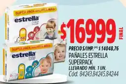 Supermercados Yaguar Estrella pañales superpack oferta