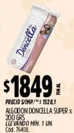 Supermercados Yaguar Doncella algodon super oferta